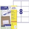 Avery Zweckform Avery Universal Labels, White 105x70mm