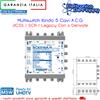 Lem Elettronica Multiswitch Ibrido 5 Cavi A.C.G. dCSS / SCR / Legacy Con 4 Derivate