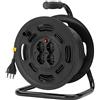 VIMAR 0P32733 Avvolgicavo 2P+T 16A 230V con Disgiuntore Termico di Protezione, Multicolore