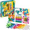 LEGO DOTS Mega Pack Patch Adesivi, Set 5 in 1, Giocattoli Fai da Te, Toppe Adesive, Decorazione per Stanza, Idea Regalo Creativa, Giochi per Bambini e Bambine da 6 Anni in su 41957