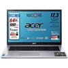Notebook Aspire, Monitor Display 17.3" Fullhd IPS, Intelcore I7-1255U, 10 Core,