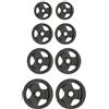 Toorx Fitness PACK DISCHI GHISA 100 KG TOTALI foro 50 mm (2x5 kg + 2x 10 kg + 2 x15 kg + 2 x 20 kg) TOORX
