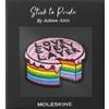 Moleskine Patch Adesivo per Taccuino o Agenda, Adesivi Personalizzati Patch Pride Cake, Love Every Layer disegnate dall'artista Ashton Attzs, Dimensioni 5x5cm