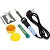 MC POWER - Set di saldatura | LS-220 | Saldatore da 30 W, supporto, stagno, punta per saldatura e grasso per saldatura