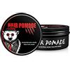 immetee Cera Capelli Uomo, Cera Lucida Capelli Uomo, Cera Per Capelli, Cera Per Capelli A Base D'Acqua, Facile Da Lavare (120g) (ROSSO)