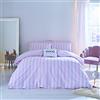 Sassy B Stripe Tease Copripiumino Singolo, Policotone, Bianco/Rosa, Set piumone 1 Piazza