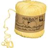 Halbach Nastro di seta a righe | larghezza 4 mm lunghezza 100 m | nastro regalo sostenibile per lottare e confezionare regali in 100% cotone | Colore: giallo