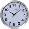 DRW Orologio da parete con telaio in alluminio anodizzato 25x4.5x25 cm