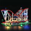 GEAMENT Set di Luci LED Compatibile Con LEGO Confidential (Roller Coaster) - Kit Di Illuminazione per Creator 10261 Modello da Costruire (Modello di mattoncini non incluso)