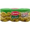 Serpis, Olive ripiene di acciughe, 3 x 120 g