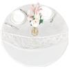 Doukesh Rotonda Tovaglia Trasparente 90-110CM,Tovaglia PVC Trasparente,Tovaglia Antimacchia Rotonda con Fascia Elastica,Tovaglia Impermeabile Antiolio,PVC Copritavolo Rotondo per Ristorante,Festa,Matrimonio