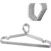 Trrcylp Gruccia appendiabiti con serratura da 41,9 cm, resistente | Confezione da 10 grucce sottili in acciaio inox da 4 mm, resistenti, con chiusura a chiave, salvaspazio, per camper, hotel