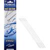 PRO FILSTAR Set di 5 scomparti in acciaio per luccio e luccioperca, DIA0,3 mm, test 10 kg, in acciaio inox, per luccio, accessori da pesca, accessori da pesca