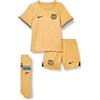 FC Barcellona DJ7900 Season 2022/23 Official Tutina per Bambino e Neonato Unisex Bambini Club Gold/Obsidian XS