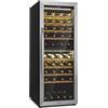 KLARSTEIN Cantinetta Vino, Cantinetta Vino Refrigerata a Zona Doppia per Interno/Esterni, Frigo Bar, Cantina Vino con Vetrina, Mini Bar con Protezione UV, Frigo Vino Touch, 5-20°C, 77 Bottiglie