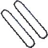 Opuladuo 2 catene per motosega Dewalt DCM565N, ricambio per motosega Ryobi OCS1830-3/8, calibro 1,1 mm, 45 maglie di trasmissione