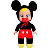 IMC Toys Cry Babies Tiny Cuddles Disney Mickey, Bambola di Peluche ispirata a MIckey Mouse della Disney, che Piange Lacrime Vere, Giocattolo Regalo per Bambini e Bambine dai 18 Mesi in su