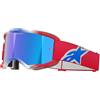 Alpinestars mascherina Vision 5 Corp Goggle - 3075 Rosso Blu