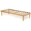 Materassimemory.eu Rete Singola Completamente in Legno di faggio Prima Scelta Misura 80x200 con doghe in faggio Naturale