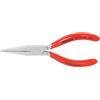 KNIPEX - Pinza a becchi lunghi, piatti, cromata, Lunghezza complessiva mm: 140