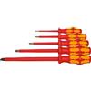 WERA - Set di cacciaviti per viti con impronta a croce Phillips, con impugnatura Kraftform interamente isolati, Numero di giraviti: 5