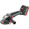 METABO - Smerigliatrice angolare con batteria, Modello: WVBLT11125