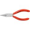 KNIPEX - Pinza per meccanica di precisione cromata becchi a punta tonda, Lunghezza complessiva: 125 mm, 125