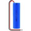VORAGA FARUTA Batteria agli ioni di Litio 18650 3,7 V 2000 mAh con Spina Xh 2p + Batteria Ricaricabile con Cavo Fai da Te, 1 pz