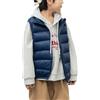 AIEOE Bambina e Ragazza Gilet Piumino Inverno Riscaldato Unisex Senza Maniche Leggero Adatto da 10-12 Anni Blu Scuro