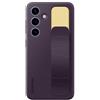Samsung Standing Grip Case cover con cinturino e funzione cavalletto per Galaxy S24, Dark Violet