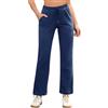 Aottori Pantaloni Sportivi Donna Cotone Pantaloni della Tuta Leggeri Pantalone con Tasche e Coulisse per Jogging Fitness Sport Yoga Grigio Scuro M