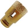 SHDIATOOL Punta per Trapano Diamantata 38mm Vacuum Brasato Foretto Diamantato con Filettatura M14 per Porcellana Piastrella Granito Marmo Taglio a Secco