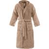 Bassetti Accappatoio Spugna 100% Cotone Tinta Unita Lungo con Cappuccio e Tasche Altamente Assorbente Uomo Donna Unisex (IT, Testo, M, Regular, Regular, 2-Corda)