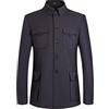 HEYDHSDC Uomini Mao Abiti Giacca Tunica Cinese Abito Blazer Maschio Cappotto Mao Suit Maschio XL