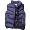 ORANDESIGNE Gilet Uomo Leggero Autunno Inverno Giubbotto Senza Maniche con Cappuccio Smanicato Giacca Senza Maniche Casual Giubbotto Moto Imbottita Gilet Trekking Piumino Smanicato C Blu Scuro S