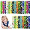 oumanschak POPOYU 24 braccialetti a schiaffo con dinosauro, braccialetti a scatto per regali di riempimento, bomboniere con dinosauro, graziosi braccialetti per bambini, regali di compleanno a tema dinosauro,
