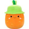 Squishmallows SQER01214 - Caroleena la carota con cappello da pescatore, 19 cm, peluche ufficiale Jazwares