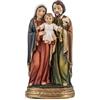 DRW Statuetta della Sacra Famiglia in Resina dipinta a mano 12 cm