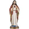 DRW Statuetta del Sacro Cuore di Gesù in Resina Dipinto a Mano 30 cm