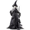 DRW Figura di una strega vestita in nero con abito in tessuto da 53 cm