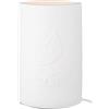 GILDE Lampada da tavolo ginkgo ghirlande porcellana bianca ginkgomotiv altezza 28,5 cm illuminazione decorazione accessorio casa lampada