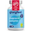 Gloryfeel Magnesio Completo, 180 Capsule, Eletto PRODOTTO DELL'ANNO 2025, Magnesio Bisglicinato, Dicitrato, Ossido, Malato, Ascorbato, Alta Qualità e Biodisponibilità, Supporto Corpo e Mente, Testato