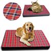 APP LIFE Cuccia Materassino per Cane Gatto Lettino in Spugna Memory Foam - Materassino Animali Lavabile e Sfoderabile (Scozzese Spugna 5cm, 60x50cm)