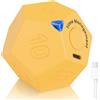 Cuteefun Cube Timer, timer pomodoro rotante da scrivania, produttività ricaricabile con vibrazione, gestione del tempo a 12 lati, allarme sonoro regolabile per cucina, studio, riunioni