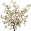YELIKIT Fiori di ciliegio artificiali, 3 pezzi steli di ciliegio finti in seta artificiale rami di fiori di pesco 104 cm/41 fiori finti con steli lunghi per composizioni in vaso matrimoni tavolo giardino