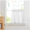 PONY DANCE Tenda Finestra con Tasca 1 Pezzo 90x90 CM Cameretta Bimba Tende a Vetro Bianche Soggiorno Semitrasparenti Effetto Lino Tendine per Interni Corte