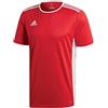 adidas Entrada 18 Maglietta, Roso (Power Red/White), XXL Uomo