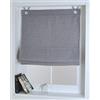 Kutti Tenda a Pacchetto Dimout con Occhielli Opaca Oscurante Grigio 80 x 130 cm