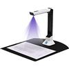 AMAZWI Fotocamera per documenti Macchina fotografica del documento for insegnanti, portatile USB Scanner for fotocamera documento con supporto 8MP HD A4. Formato Scanner fotografico DOC Cam Attrezzatura per