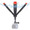 YALLSAME Bastone galleggiante per selfie per GoPro Hero 13 12 11 10 9 8 7 Mini Max Fusion Session, DJI OSMO Action 5 Pro 4 3, AKASO EK7000 V50, 4 in 1 subacqueo impermeabile palo monopiede impugnatura